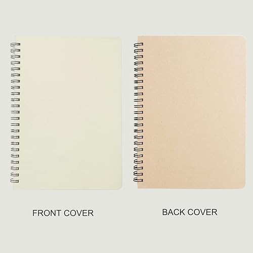 Miniatura 4 de Cuaderno de espiral, cuaderno de papel grueso en espiral, cuaderno rayado negro, cuaderno con rayas universitarias, paquete de 2, 10 x 7 pulgadas