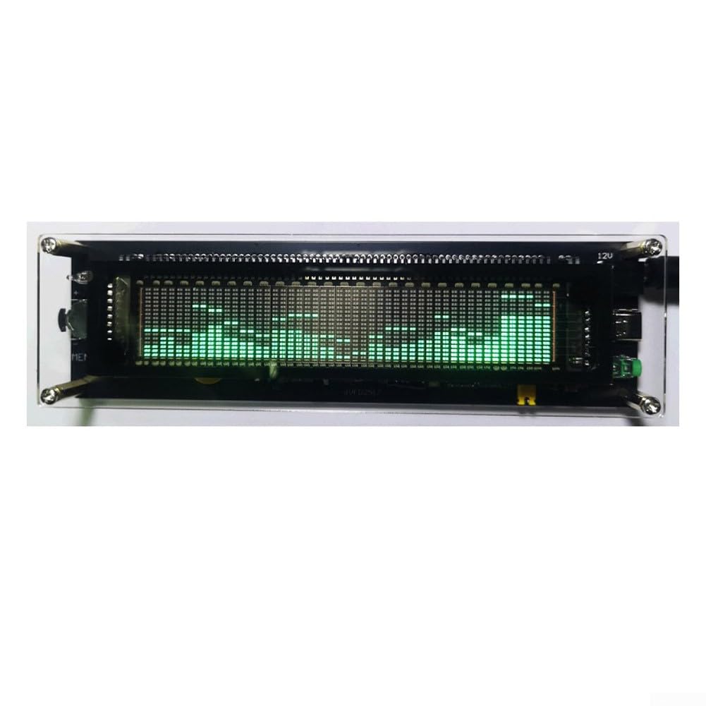 ANALIZZATORE DISPLAY SPETTRO musicale ampia compatibilità per indicatore audio EUR 31,81