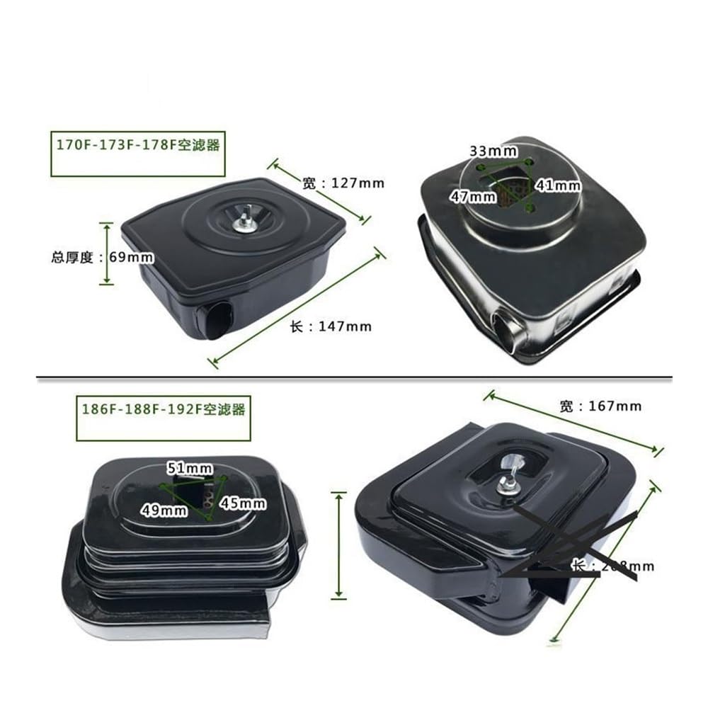 Ensemble de Nettoyage adapté au générateur Diesel 170F 178F 186FA(170F 173F 178)