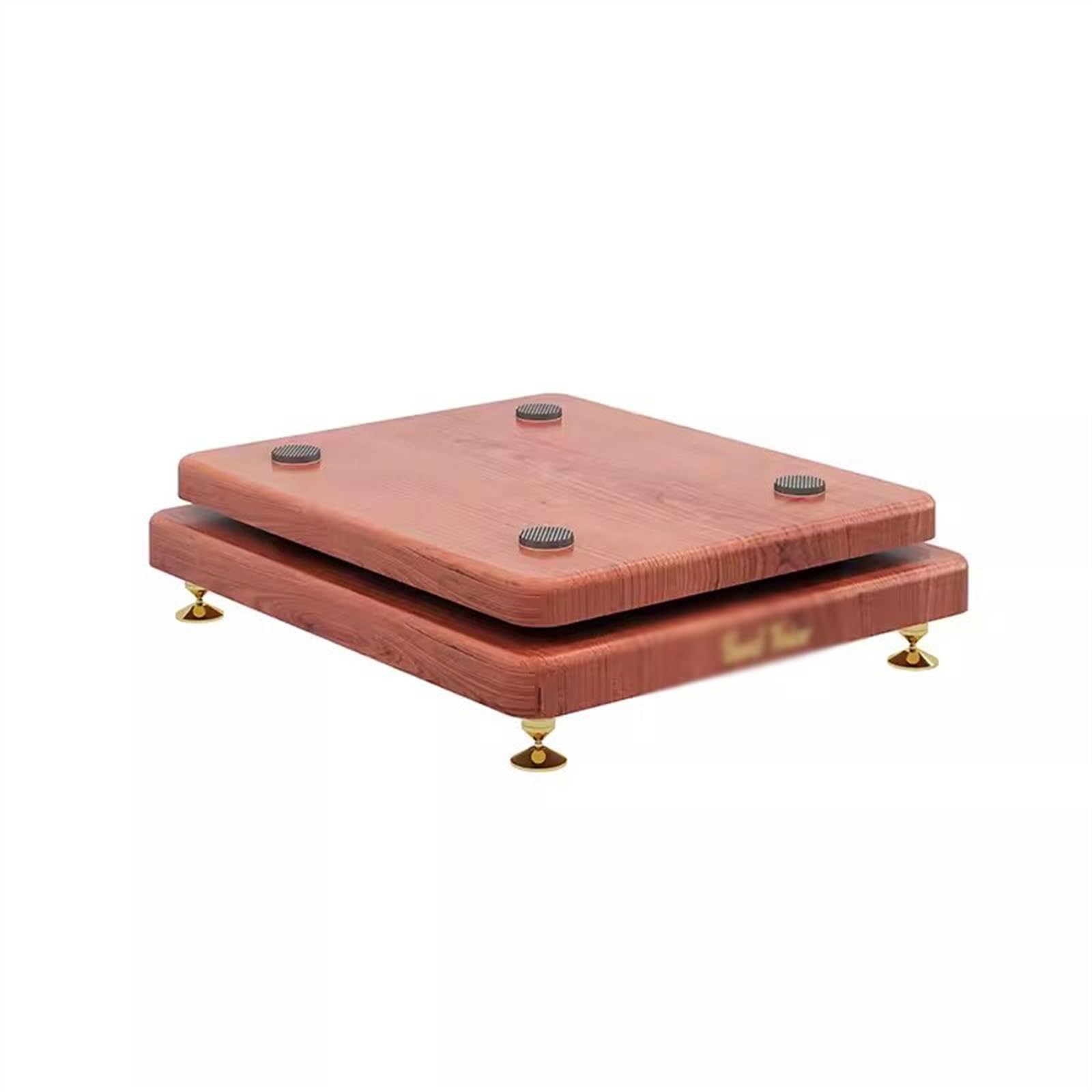 Supporto per casse acustiche Base del vassoio dell'altoparlante Piastra antiurto antiurto Supporto for subwoofer audio da pavimento Partizione host Assorbimento degli urti Supporti per proiettori ( Si