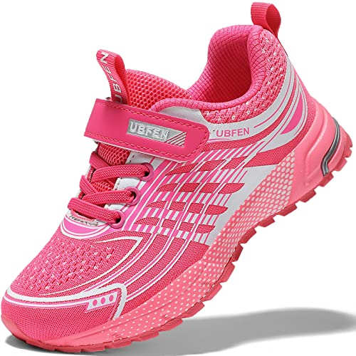 UBFEN Kids Sneakers Boys Girls Tennis Shoes for Running Athletic Walking Gym Sports Lightweight Breathable