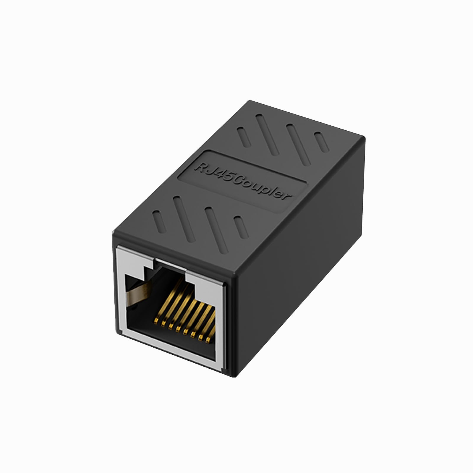 Jadaol RJ45 Coupler [UL Listed], Gold Plated Ethernet Cable Extender with PoE Support, 328ft Long Distance Extend, Female to Female Coupler for Cat8