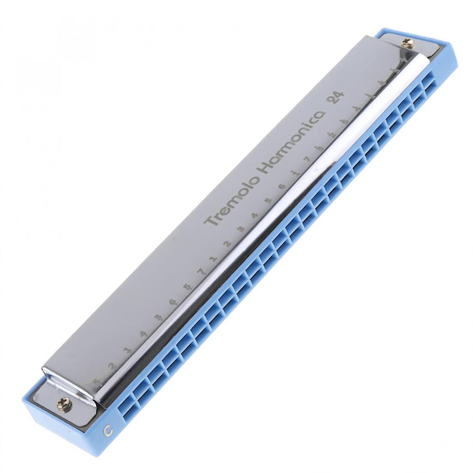 Standard Mundharmonikas Professionelles Mundharmonika-Blasinstrument Aus Metall Mit 24 Löchern Und Komplexem Ton Für Anfänger