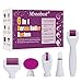Produktbild Dermaroller, Dermaroller Set, Dermaroller Gesicht, 6 in 1 Micronadeln Derma Roller für Gesichtspflege mit Micro-Needling für Anti Falten, Schwangerschaftsstreifen, Haarausfall und Anti Falten