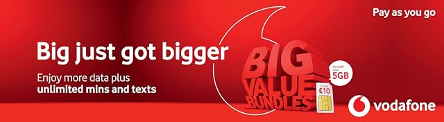 Vodafone UK 2G 3G 4G 5G Multi Size SIM Card - Pay As You Go. Standard/Micro/Nano
