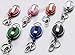 Retractable Badge Reel with Claw Clasp and Clip for Id Card Holders (7Pack)