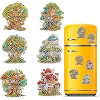 Grafix Maak je eigen Diamond Painting magneten 01 (5 stuks
