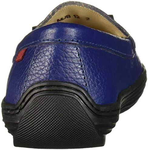 Marc Joseph New York Kids Boys/Girls Leather Studded Loafer, Blue Grainy, 4.5 M US Little | Image 2