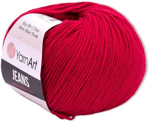 Filato YarnArt Jeans Per Amigurumi | 50g, 160m | Cotone Poliacrilico | Colore Verde - Foto 6