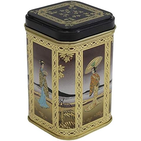 Small Vintage Japanese Metal Trinket Box Cover