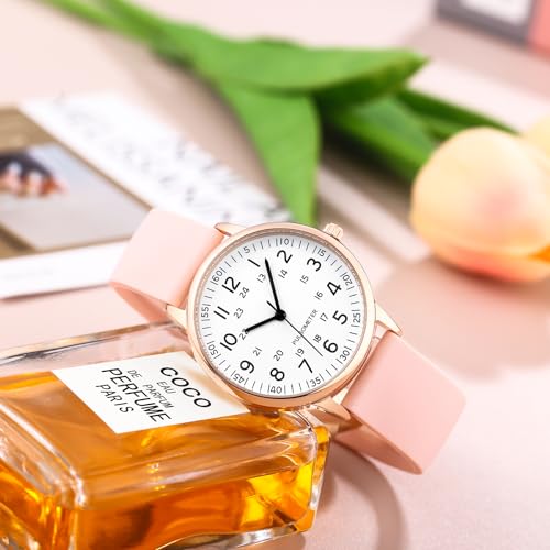 Women's Luminous Quartz Watch for Nurses and Doctors - Waterproof Silicone Easy Reader Dial - Image 3