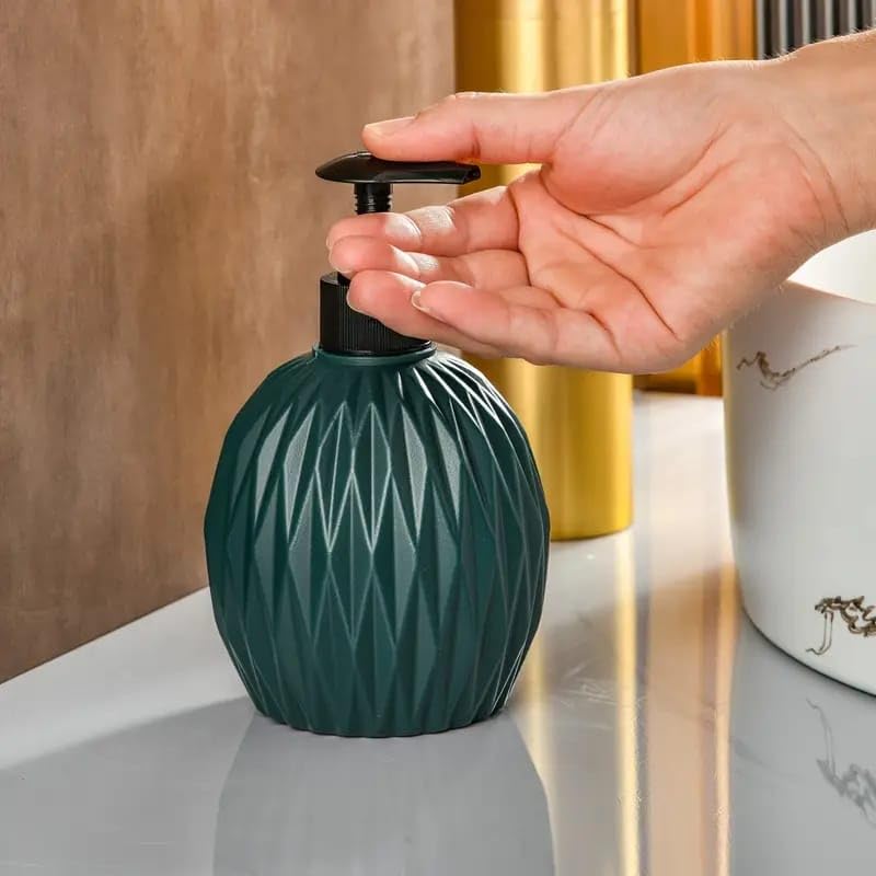 Image of Puno Liquid Soap Dispenser Bottle for Bathroom & Kitchen (Pack of 2) | Refillable Hand Wash Dispenser with Pump | Stylish Matte Finish Lotion Bottle for Countertops (Multiple Colors)