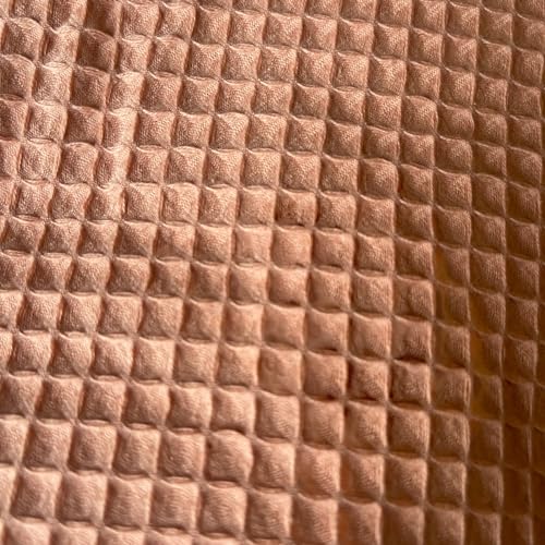 Image of Soft & Cozy Baby Waffle Blanket 43x40in Nursery Blankets for Boys Girls Swaddle Neutral Lightweight Baby and Toddler Throw Blanket recieving Blanket (Dusty Pink)