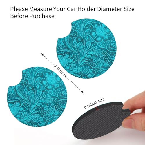 Portavasos para automóvil de neopreno resistente 2 piezas miniatura 3