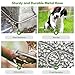 Garden Hose Metal 175FT, Stainless Steel Heavy Duty Water Hose With 10 Function Nozzle, No-Kink, Tough & Flexible, Sturdy and Lightweight, Rust Proof for Yard, Outdoor, RV