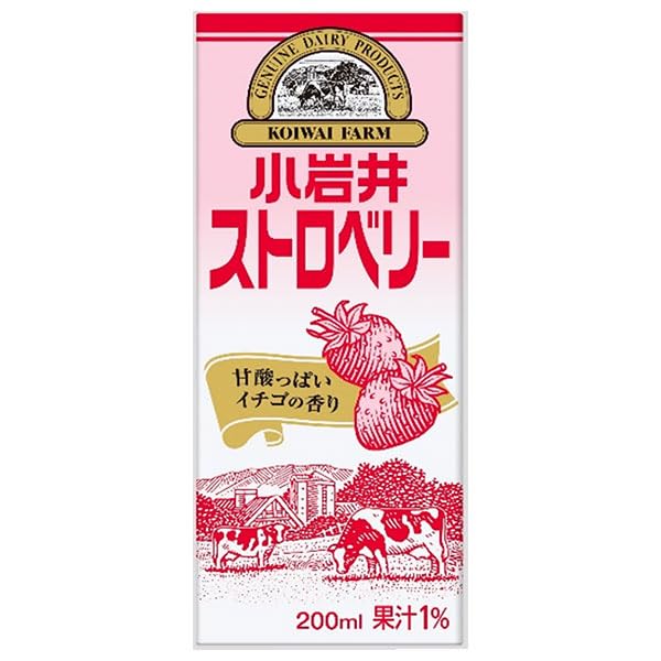 小岩井牛乳紙パック飲料カフェラテ　ストロベリー　ヨーグルト　午後の紅茶5種９６本 Amazon.co.jp: 小岩井乳業 小岩井ストロベリー 200ml紙パック×24本入