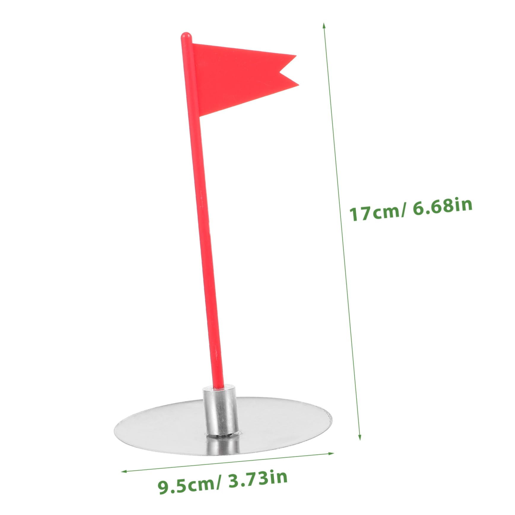 GOOHOCHY Golf Flags for Putting Set of Golf Flag and Cup Training Aid Plastic Stainless Steel Perfect for Home