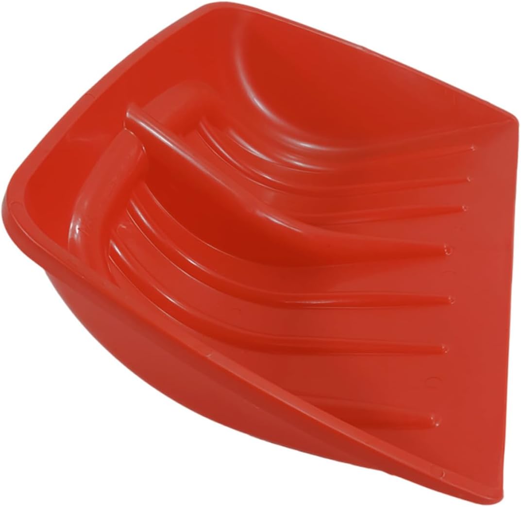 Wide Snow Shovel Head Replacement Plastic Scoop for Ice and Snow Removal Solid Low-Temperature Resistant Shovel Cleaning Head for Cars Grain Feed and Garbage Easy to Use and Carry