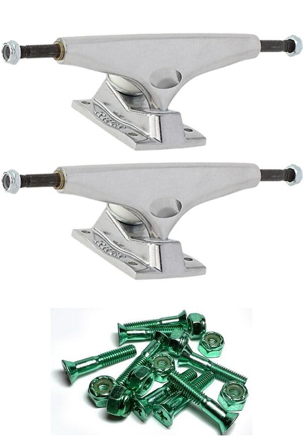 Krux Skate Trucks DLK Standard Silver Skateboard Trucks - 5.0