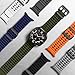 Acextro 6-Pack Marine Sport Band Compatible with Galaxy Watch Ultra Bands 47mm (2025/2024), Samsung Watch 7 Ultra Bands for Men Women, Breathable Ocean Silicone Strap No Gap Design