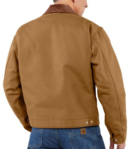Carhartt Men's Duck Detroit Blanket Lined Canvas Jacket Big And Tall Carhart Brn X-Large Tall #TOP2