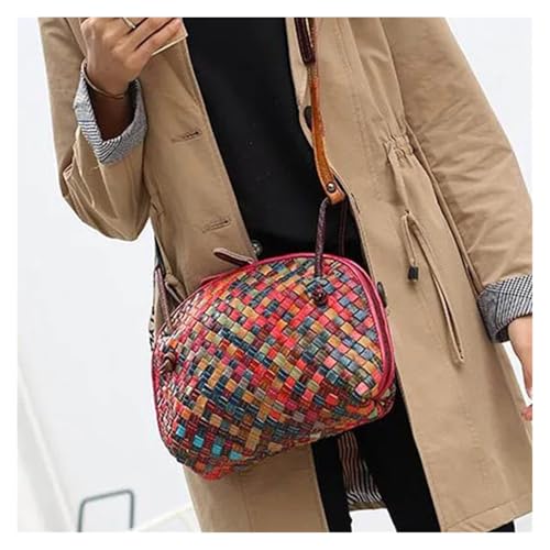 Women Shoulder Handbags Shell Bag Colorful Small Knitting Money Zipper Crossbody Bags Fit For Girls Bolsa Feminina2