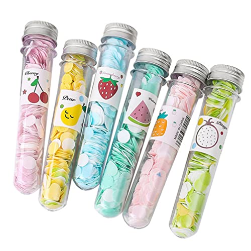 Artibetter 6PCS Disposable Paper Sope Sheets Hand Washing Cleaning Soap Flakes Mini Bath Slice Sheets Scented Paper Soap for Travel Camping Hiking (Random Color)