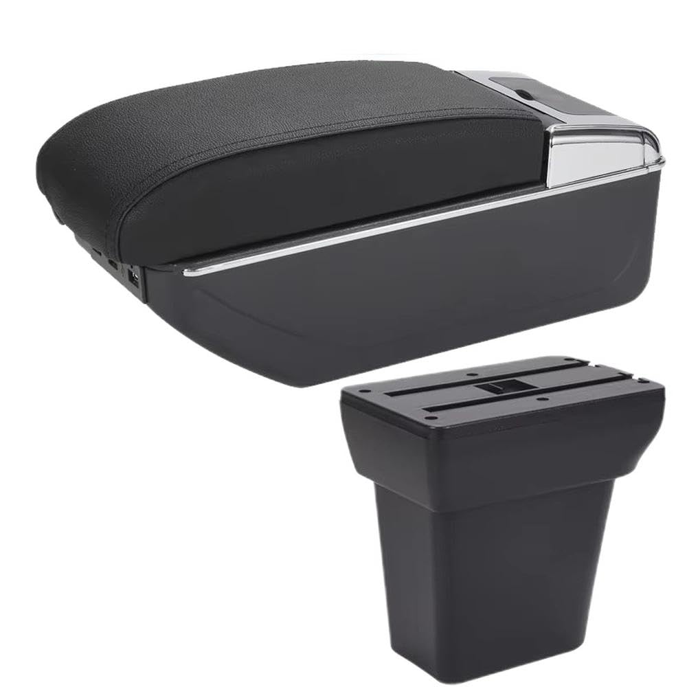 Sxqpocar B2 Black Line 7Usb For Ford Ecosport 2009 Car Armrest Box Auto Storage Box Replacement Parts