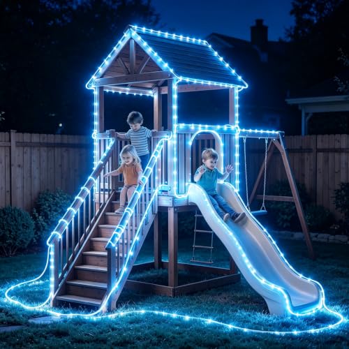 39-ft Slyuexu 100-LED Solar Rope Outdoor String Lights (Various) $6.99 + Free Shipping w/ Prime or on $35+ + 50% Off Code PV4IY7A7 Prime - image 8
