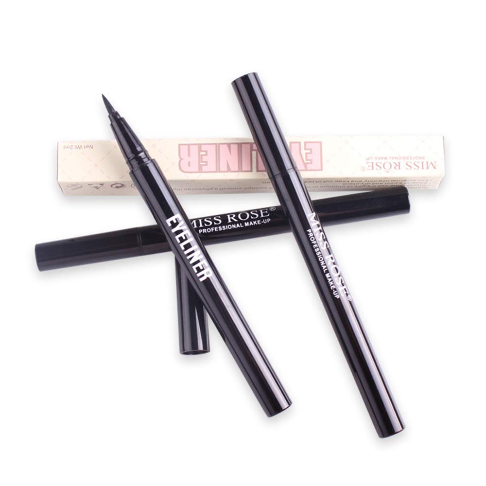 Black Pen Long-Lasting Eyeliner D-Waterproof Liquid Eye Pencil Make-up Cosmetics