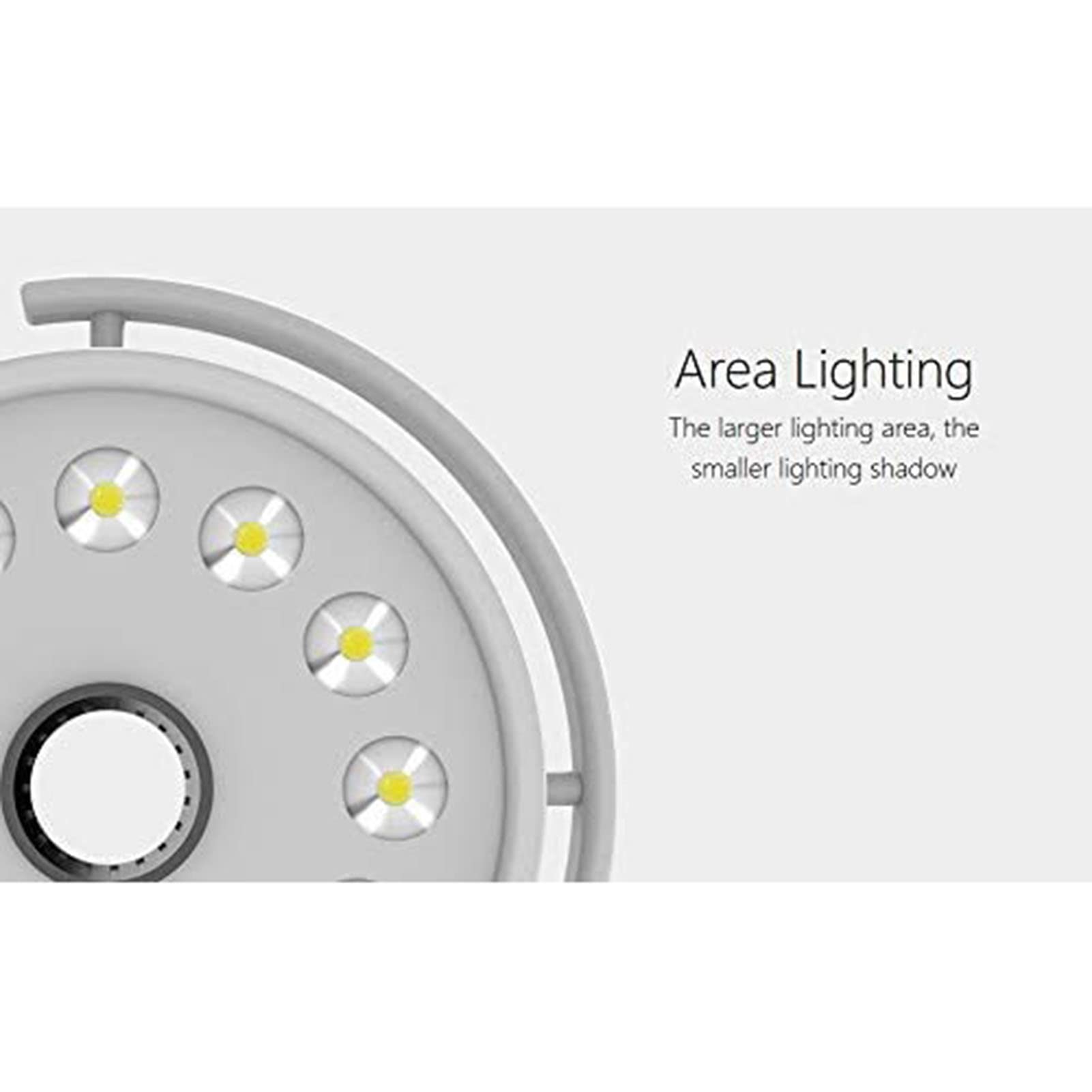 Luz De Examen Oral Dental, Lámpara de Examen LED, Lámpara Dental sin Sombras Montada en la Pared, Ideal para Cirugía Estética y Plástica, Clínicas Dentales, 36W