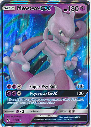 Mewtwo GX - 31/68 - Ultra Rare - Hidden Fates