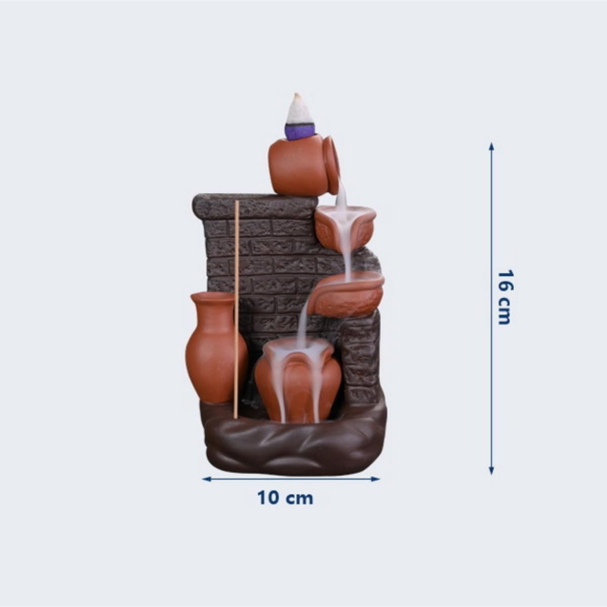 Porta Incenso Bruciatore Incenso Bruciatore Di Incenso Di Riflusso Di Incenso Linea Di Ceramica Arredamento Creativo In Ceramica Sabbia Viola Portaincenso Per Famiglia