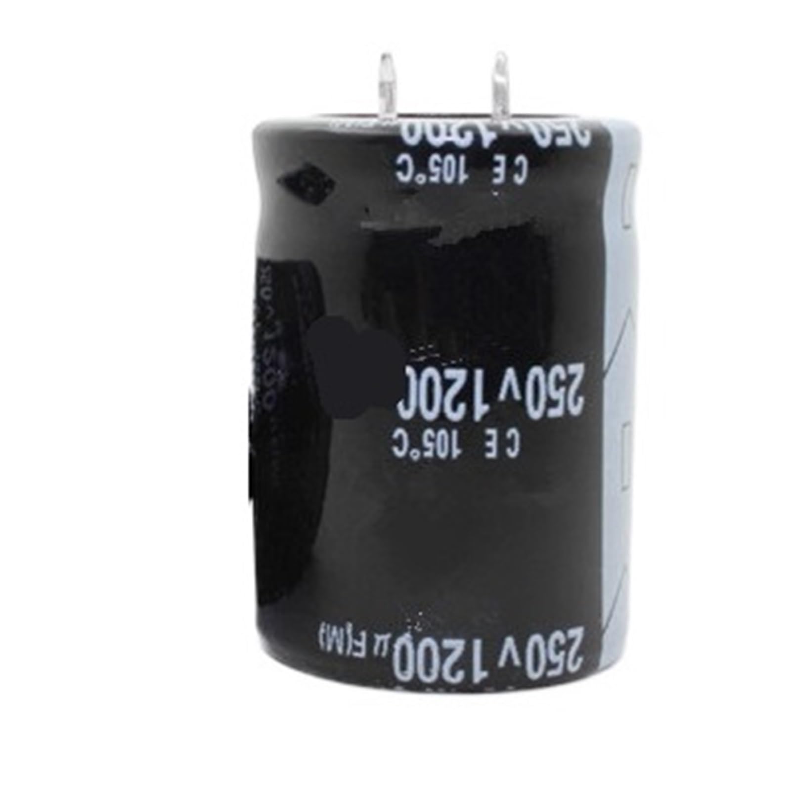 Condensador electrolítico 250V 1200uF de alta capacitancia con tamaño compacto 30x40mm
