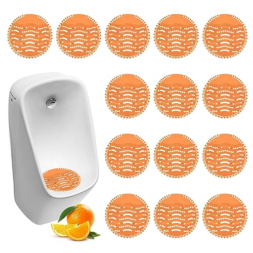 Ecrans Pour Urinoir, 16 Pièces Desodorisant Urinoir, Filtre D'urinoir, Pastilles Urinoir, Tapis d'Urinoir Désodorisant pour Urinoir pour salle de bain Hôtels Toilettes
