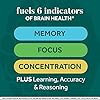 Neuriva-Nootropic-Brain-Support-Supplement-Plus-Strawberry-Gummies-50-Count-in-a-Bottle-Phosphatidylserine-B6-B12-Supports-Focus-Memory-Concentration-Learning-Accuracy-and-Reasoning NEURIVA Plus Brain Supplement for Memory,Focus & Concentration+Cognitive Function with Vitamins B6 & B12 and Clinically Tested Nootropics Phosphatidylserine and Neurofactor,50ct Strawberry Gummies