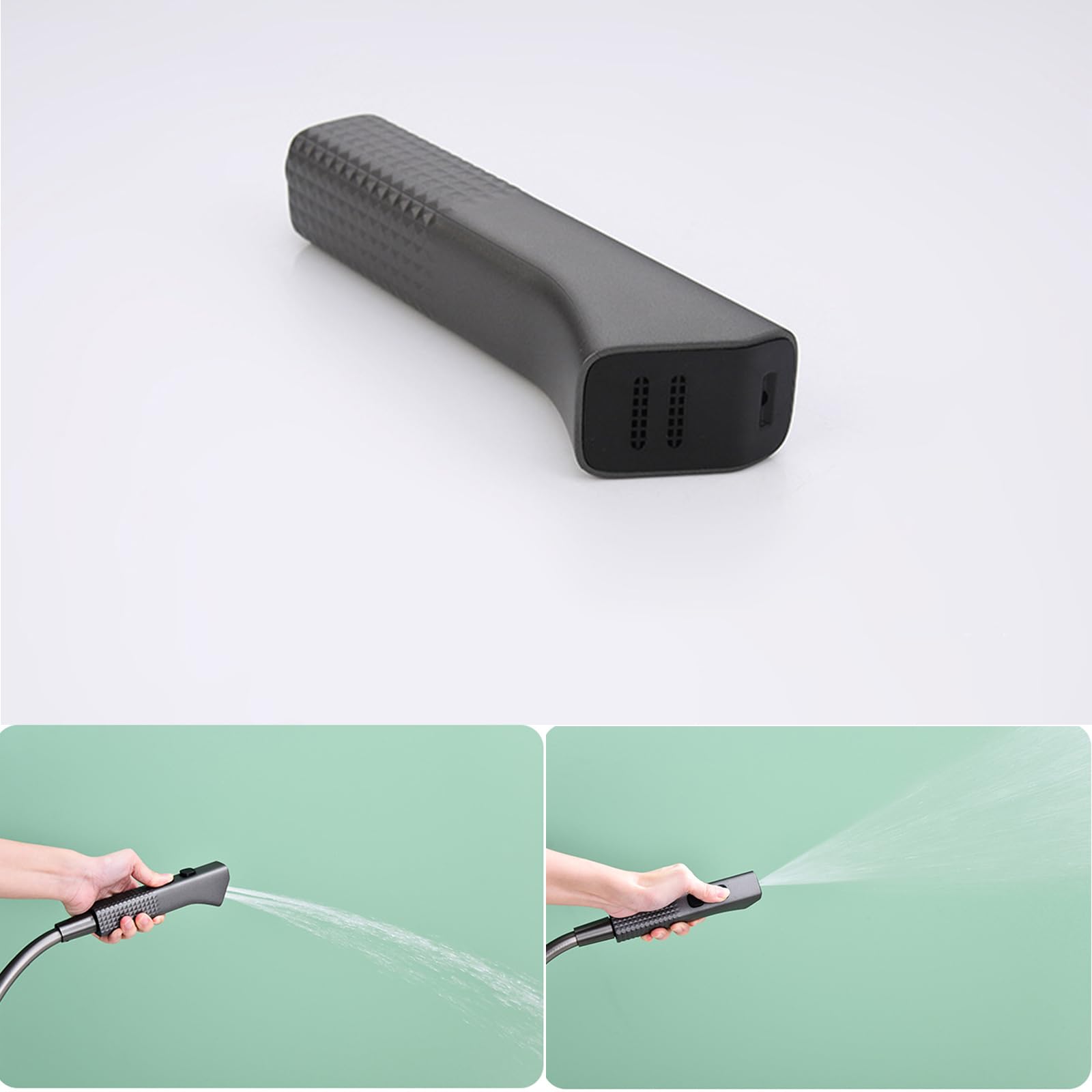 Set di rubinetti per Sistema Doccia con Display Digitale, luci ambientali, soffione a Pioggia, doccetta a 3 modalità, spruzzatore per Bidet a 2 funzioni, beccuccio per Vasca a casc