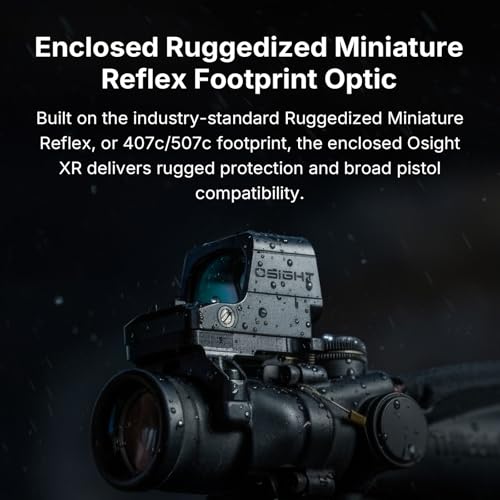Image of OSIGHT XR Enclosed Red Dot Sight, 2 /6 & 32 MOA Multi-Reticle