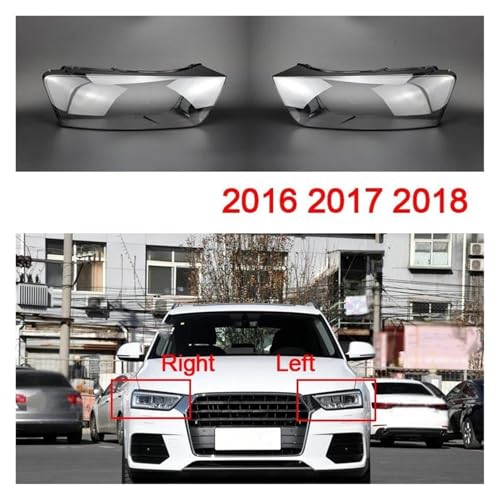 Coque lampe transparente feu diurne Q3 optique gauche net