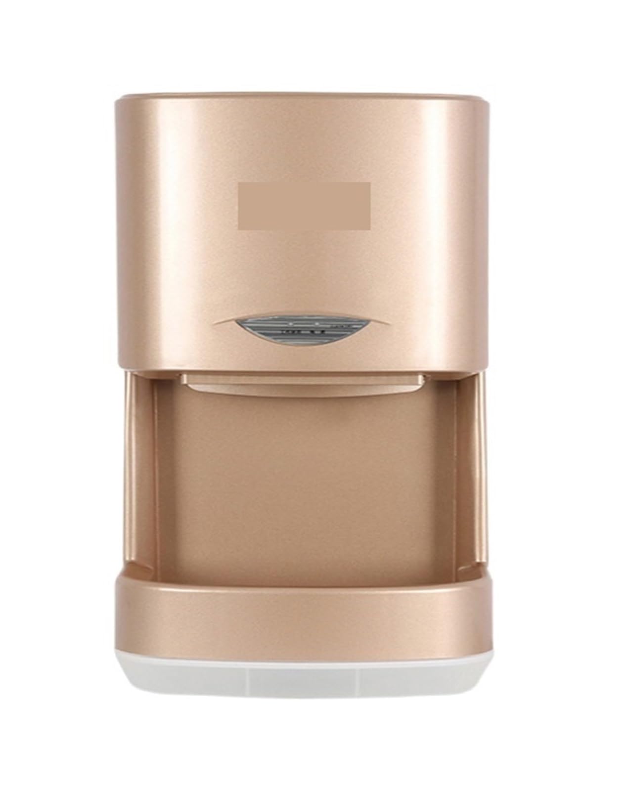 Secador de Manos eléctrico for Inodoro, Sensor infrarrojo, secador automático, Interruptor de Aire Caliente for baño, instalación sin Perforaciones para baños y restaurantes(Gold)