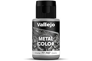 Vallejo Liquid Chrome Paint: Transform Surfaces into a Brilliant Mirror Finish