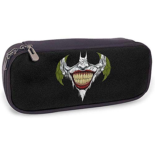 Preisvergleich Produktbild Coole Joker Leder Federtasche Für Schüler Schwarz