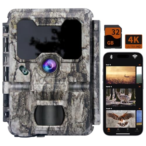 Trail Camera WiFi Guardian Pro 2025 Model - Native 4K 32MP UHD Fe...