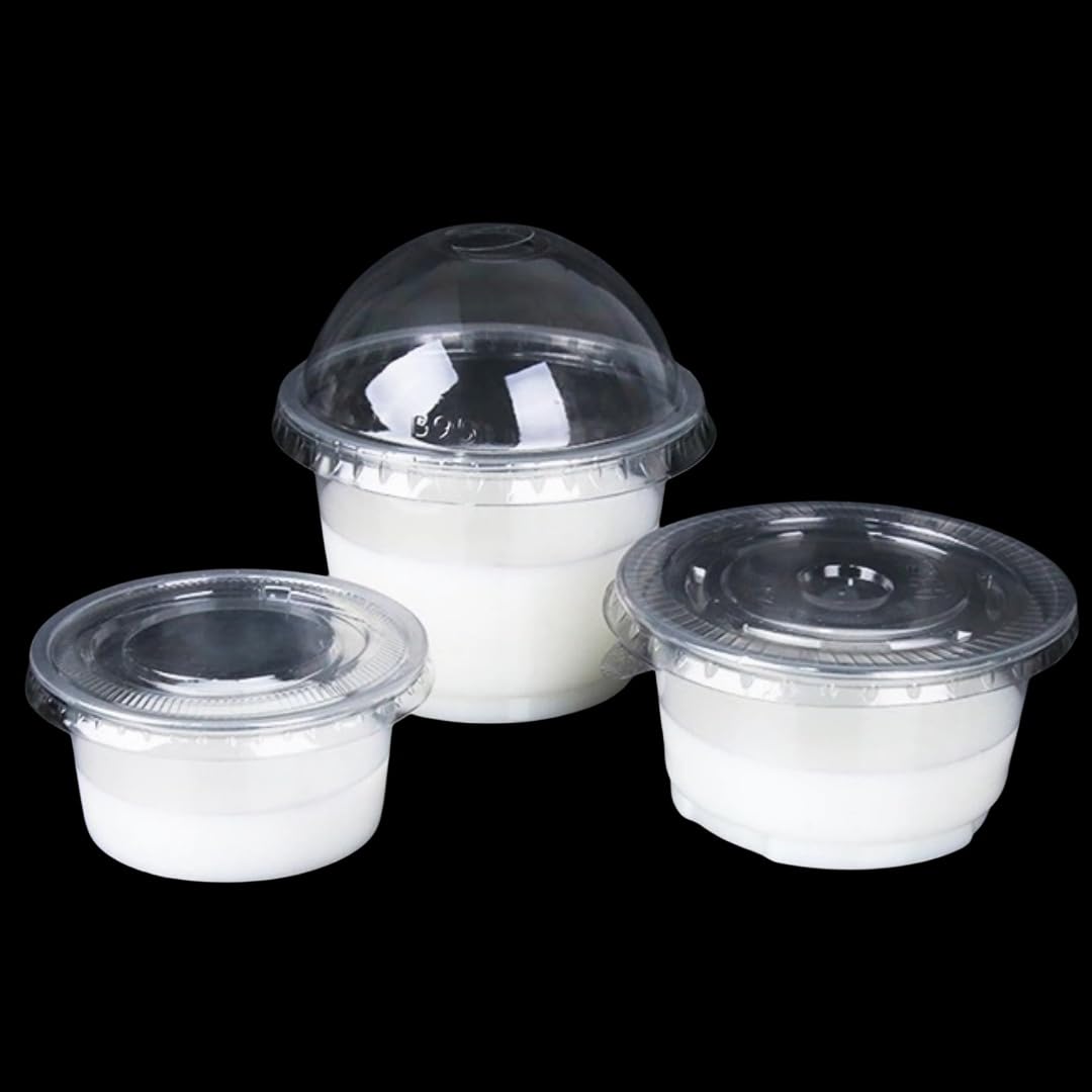 Amazon.co.jp: Akasooda カップ アイスクリームカップ 100個 使い捨て