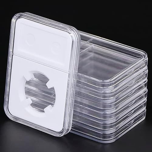 Protector para Monedas 10 PCS 26mm Caja Transparente miniatura 1