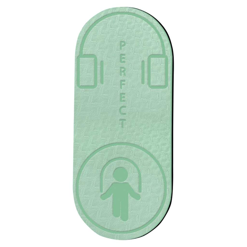 HBJWOV Rope Skipping Floor Mat Shock Absorption Mute Dancing Yoga Pad Non-slip Prevent Injuries High-density and Elastic Soft