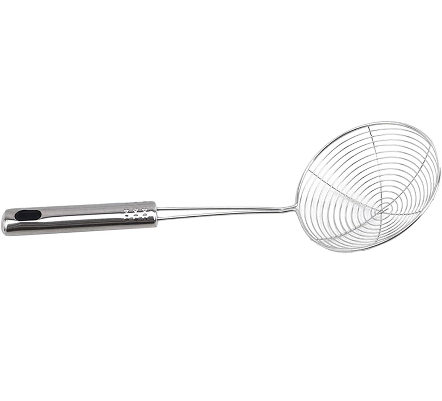 Sitko Uchwyt filtra smażenia długie stal nierdzewna durszkórek francuska frytki pieczołowy kuchnia smażona sito sit łyżnia sifter łyżka cedzakowa(35 * 15cm)