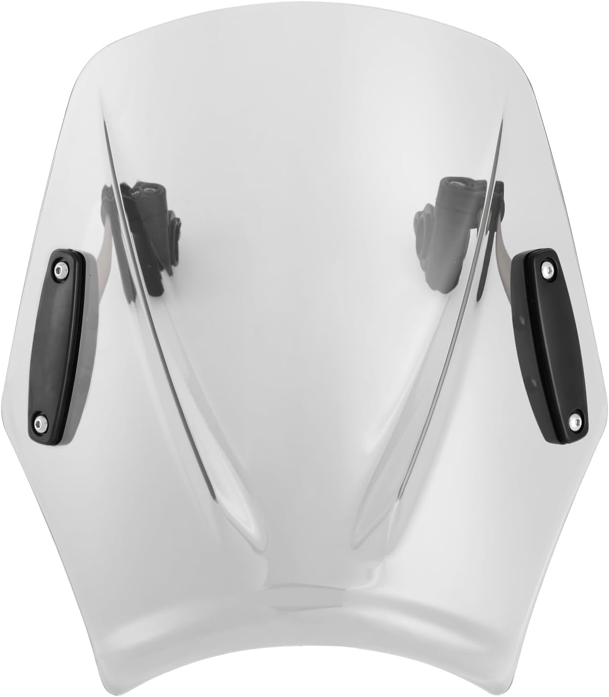 Universal Motorcycle Windshield for 22mm 7/8 Inch Handlebar for Kawasaki Ninja 400 Ninja 300 Versys-X 300 for Suzuki TU250X for Yamaha MT-03 ABS Front Windscreen