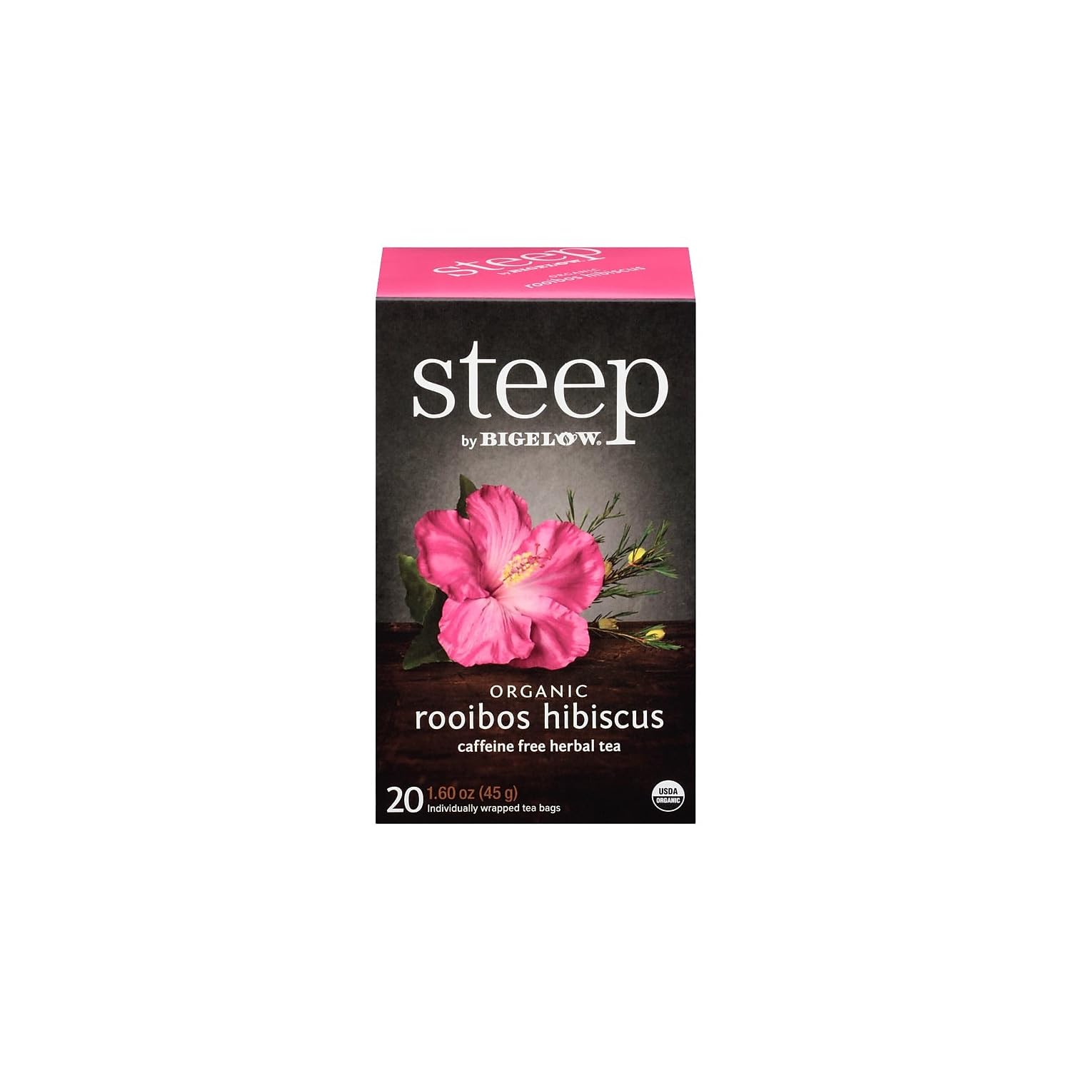 Steep Herbal Tea Bags, 20/Box (17713)