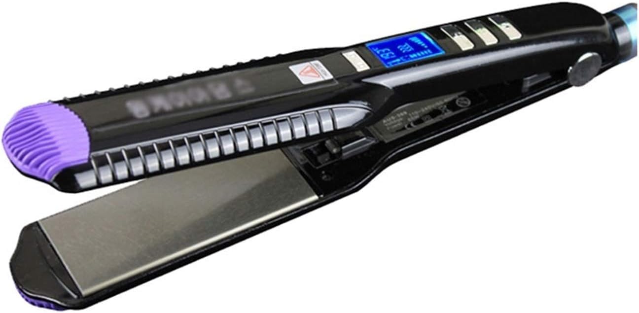 NANZU Wide Plates Professional Hair Straightener Flat Iron Straightening Irons LCD Display Hair Irons Styling Tools